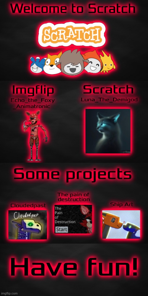 Welcome, Echo_the_Foxy_Animatronic ! | made w/ Imgflip meme maker