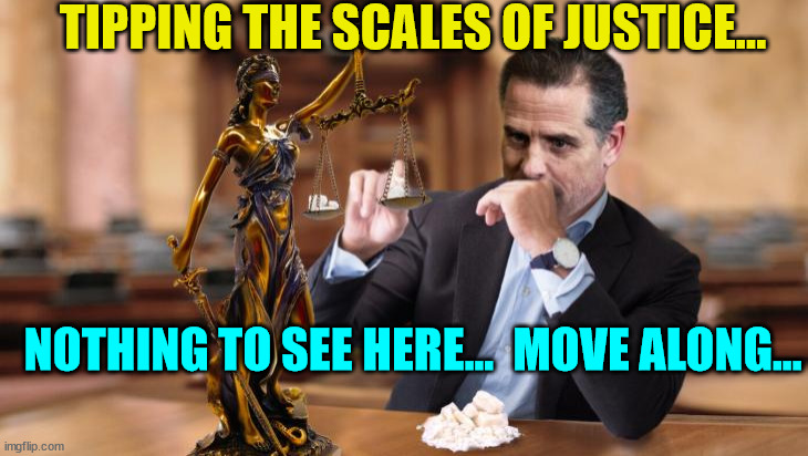 American justice...  if you are part of the swamp... | TIPPING THE SCALES OF JUSTICE... NOTHING TO SEE HERE...  MOVE ALONG... | image tagged in double standards,justice | made w/ Imgflip meme maker