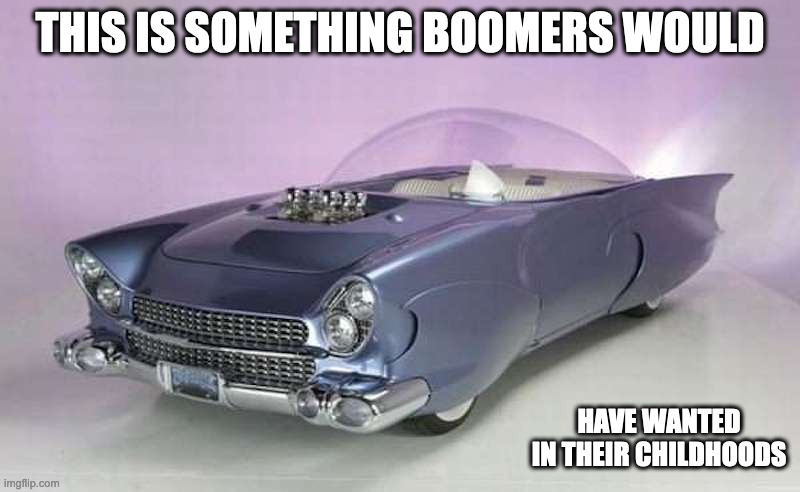 Jetson-Inspired 1956 Ford Beatnik Bubble Top | THIS IS SOMETHING BOOMERS WOULD; HAVE WANTED IN THEIR CHILDHOODS | image tagged in cars,memes | made w/ Imgflip meme maker