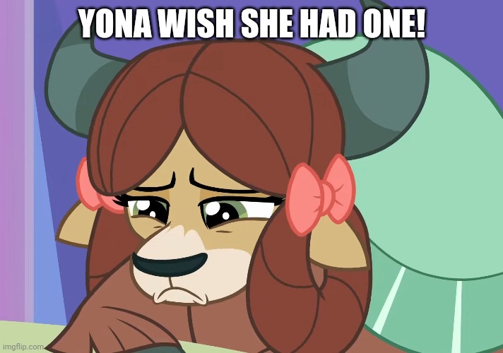 YONA WISH SHE HAD ONE! | made w/ Imgflip meme maker