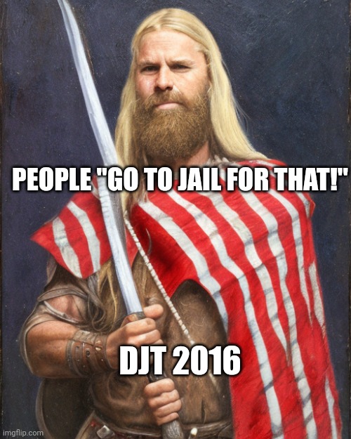 It is hos words about mishandling classified info!!! | PEOPLE "GO TO JAIL FOR THAT!"; DJT 2016 | image tagged in the new standard dammit | made w/ Imgflip meme maker