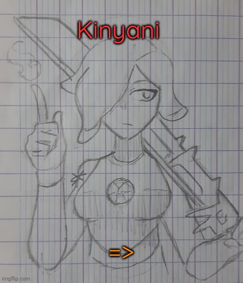 Kinyani | Kinyani; => | image tagged in kinyani | made w/ Imgflip meme maker