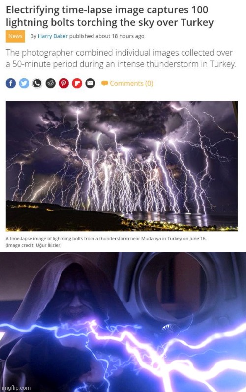 100 lightning bolts | image tagged in palpatine lightning,lightning,lightning bolt,lightning bolts,science,memes | made w/ Imgflip meme maker