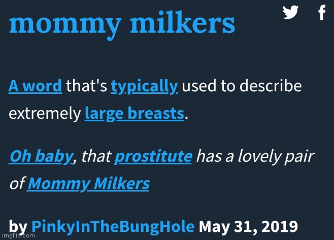 What the fuck did I just read. | image tagged in mommy milkers,boobs,breasts,urban dictionary | made w/ Imgflip meme maker