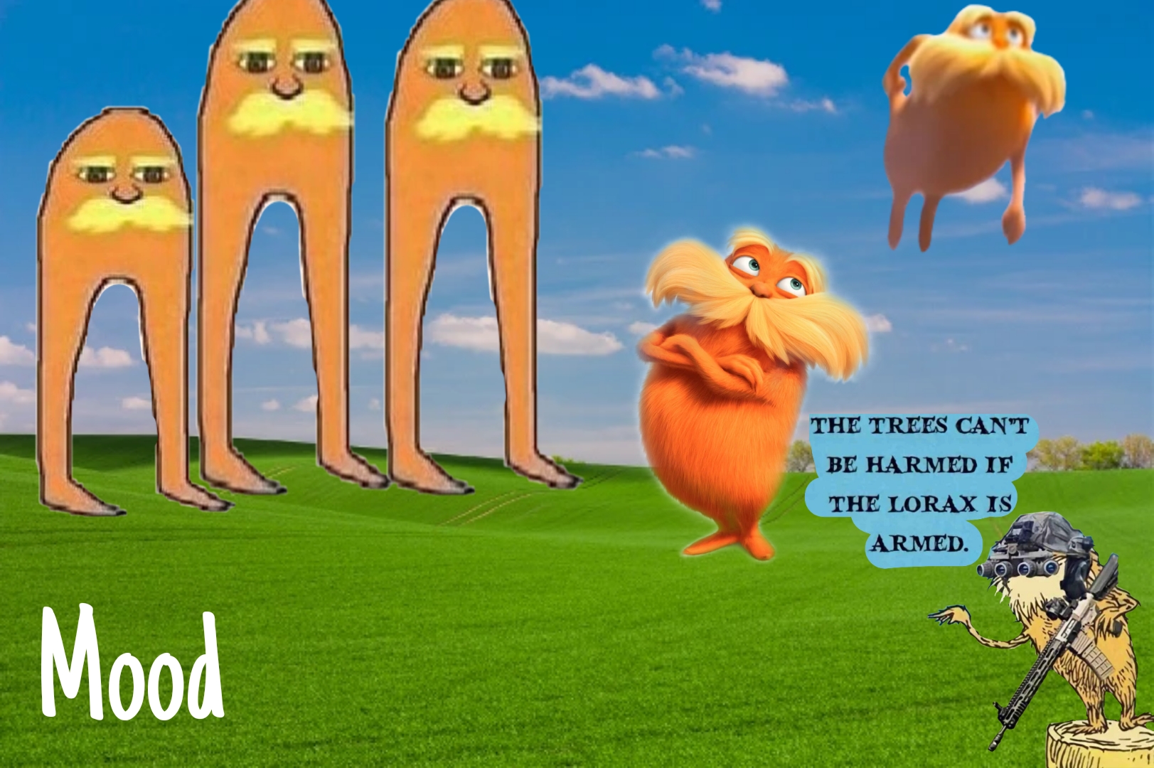 High Quality Lorax template Blank Meme Template