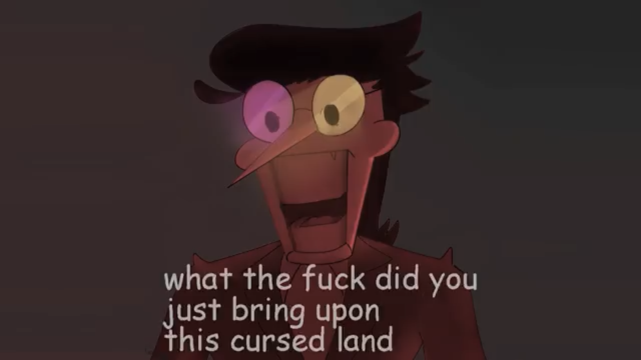 High Quality What the fuck did you just bring apron this cursed land Blank Meme Template