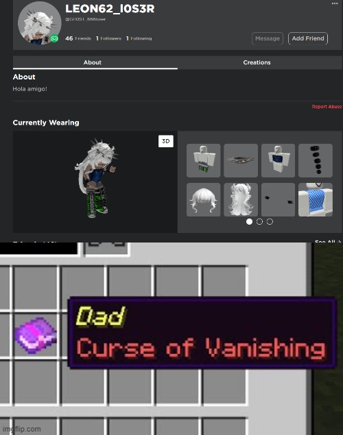 Minecraft curse of vanishing Memes & GIFs - Imgflip