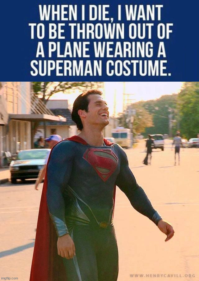 image tagged in superman laughing | made w/ Imgflip meme maker