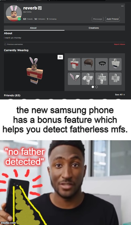 image tagged in no father detected | made w/ Imgflip meme maker