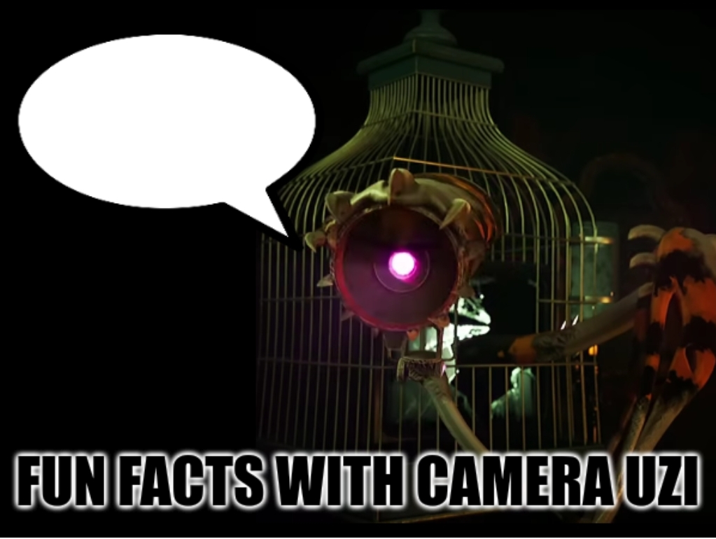 Fun Facts with Camera Uzi Blank Meme Template