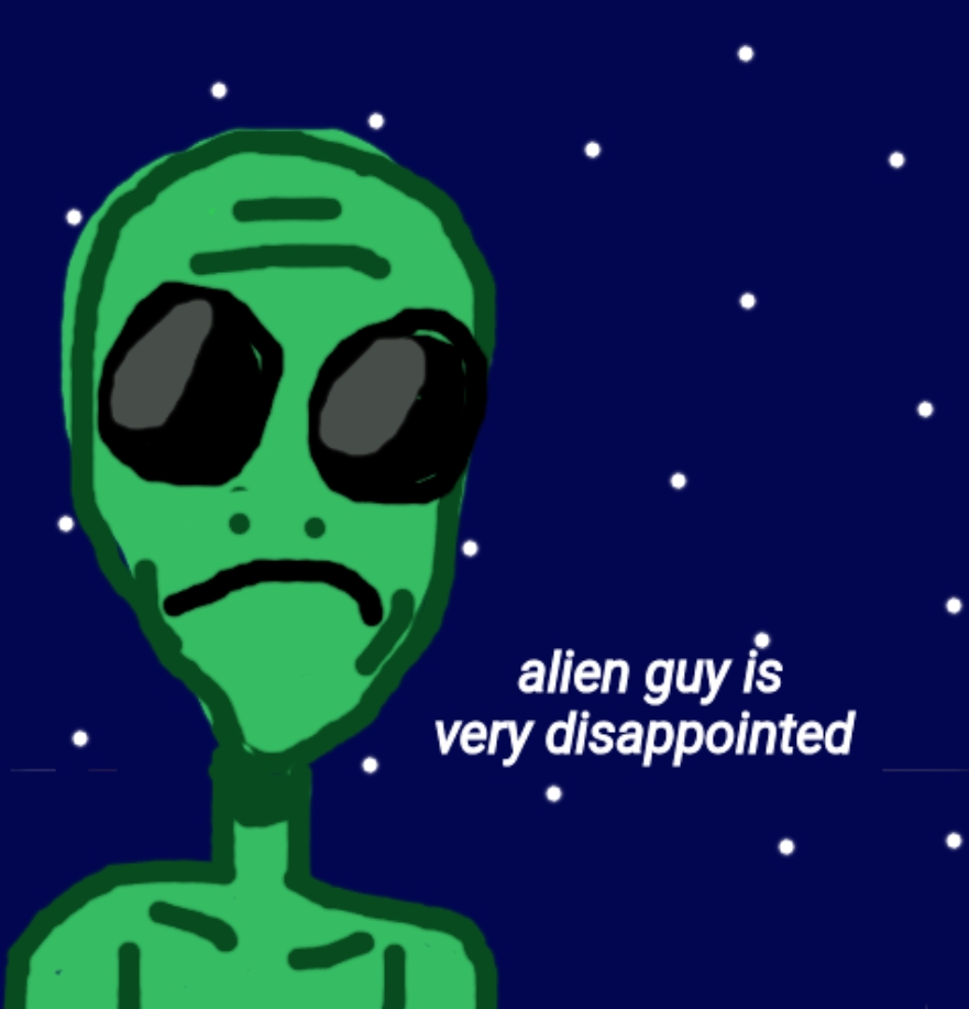 High Quality Alien Blank Meme Template