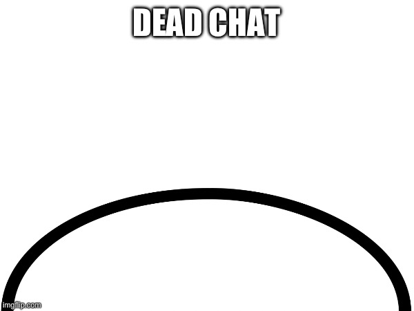 Dead chat and not today | DEAD CHAT | made w/ Imgflip meme maker