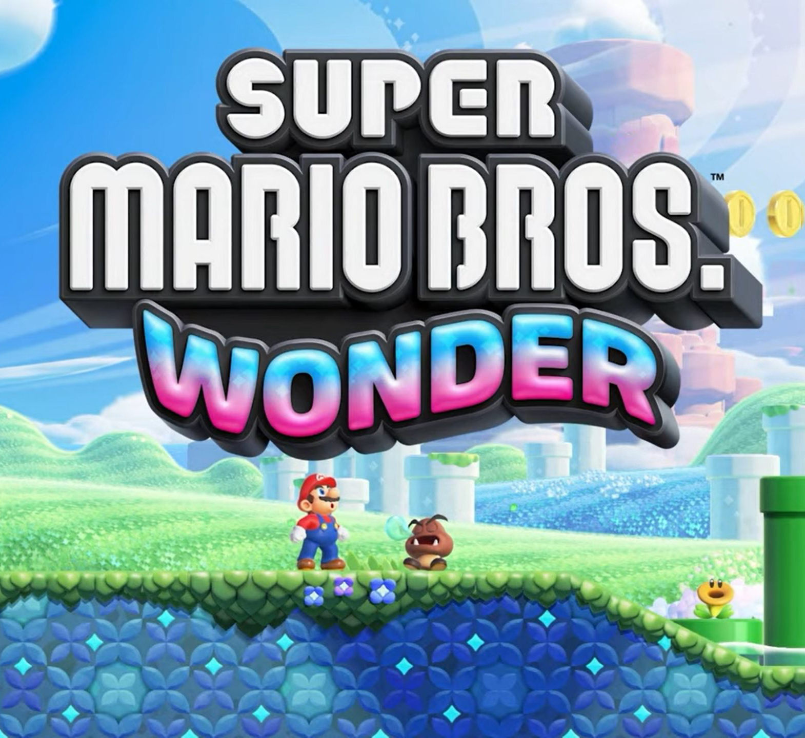 Mario is Wondering Blank Meme Template