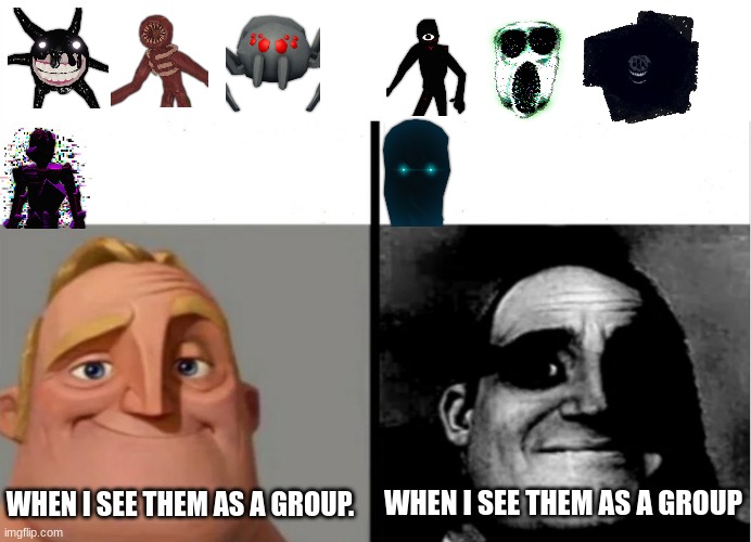 Teacher's Copy | WHEN I SEE THEM AS A GROUP; WHEN I SEE THEM AS A GROUP. | image tagged in teacher's copy | made w/ Imgflip meme maker