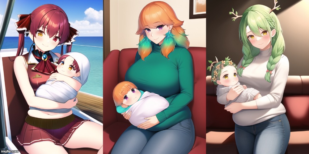 Marine and Eduardo, Kiara and Phil and Fauna and Ever (Gangstablook's note: cute) | made w/ Imgflip meme maker