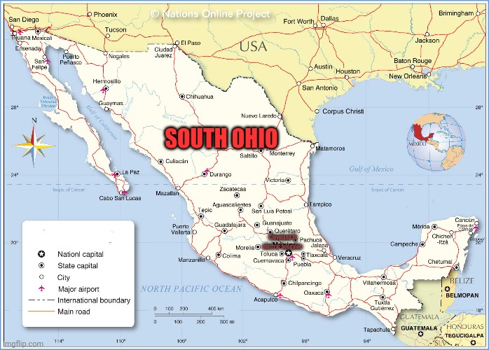 They just keeping getting away with it | SOUTH OHIO; Cleveland II: electric boogaloo | image tagged in only in ohio,mexico,is ohio now | made w/ Imgflip meme maker