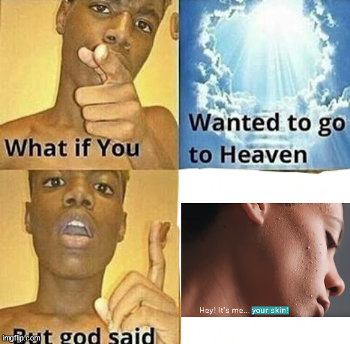 One of those ads that always plays on YouTube. | image tagged in what if you wanted to go to heaven,youtube ads | made w/ Imgflip meme maker