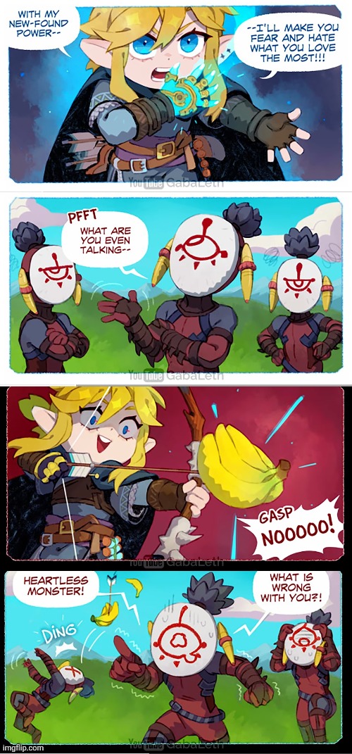 You think Ganon is bad? Link is commiting a warcrime every five minutes! | made w/ Imgflip meme maker
