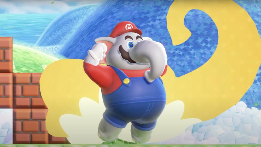 High Quality Elephant Mario Blank Meme Template