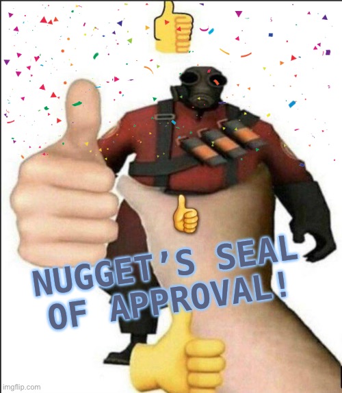 High Quality Seal Of Approval Blank Meme Template