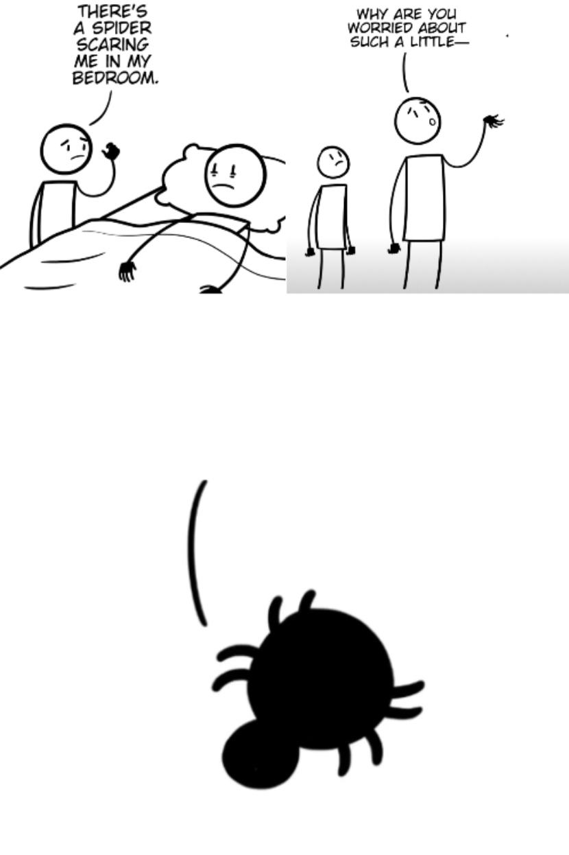 High Quality Spider in my bedroom Blank Meme Template