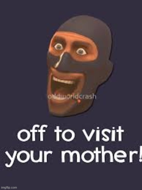 Well Off to visit your mother | image tagged in well off to visit your mother | made w/ Imgflip meme maker