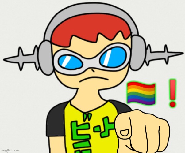 Beat from jetset radio calls you gay | image tagged in beat from jetset radio calls you gay | made w/ Imgflip meme maker