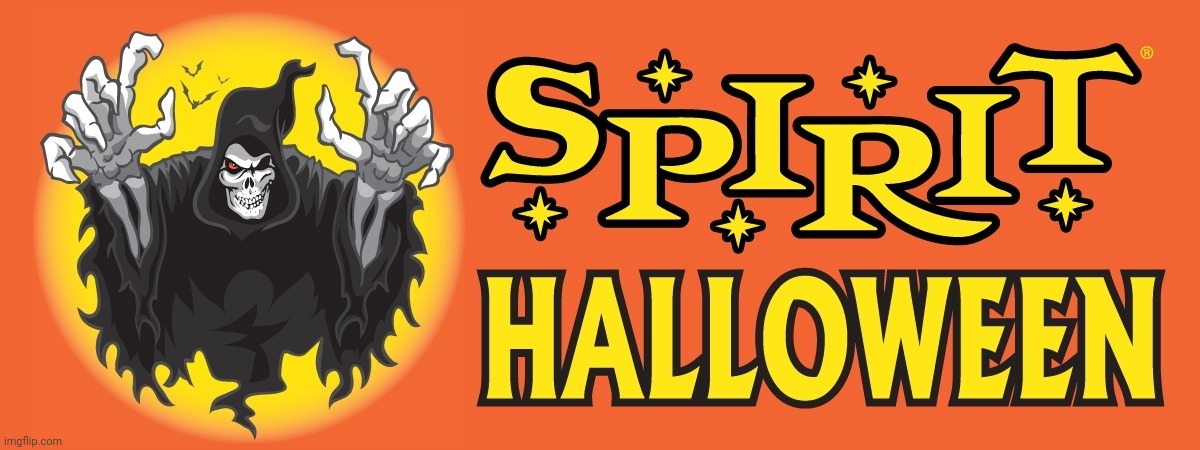 Spirit Halloween banner | image tagged in spirit halloween banner | made w/ Imgflip meme maker