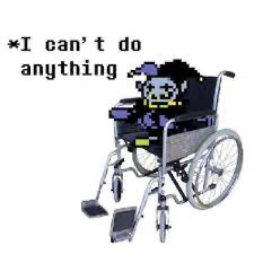 I cant do anything | image tagged in jevil can't do anything,memes,funny | made w/ Imgflip meme maker