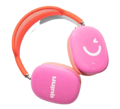 High Quality pink headphones Blank Meme Template