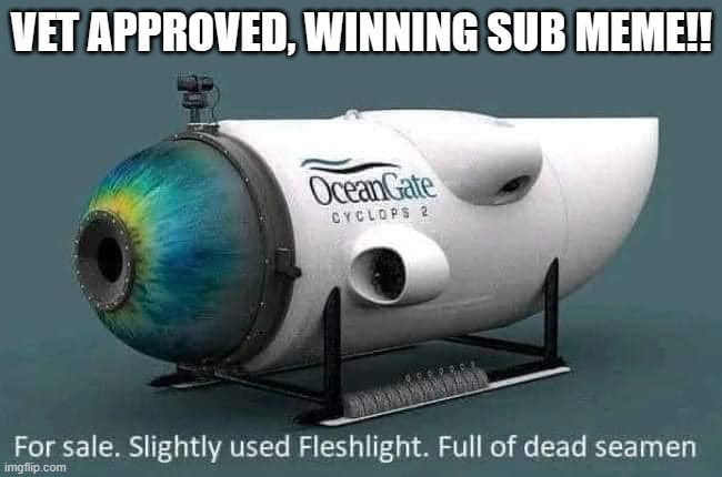 And the winning sub meme is!! | VET APPROVED, WINNING SUB MEME!! | image tagged in darwin award | made w/ Imgflip meme maker