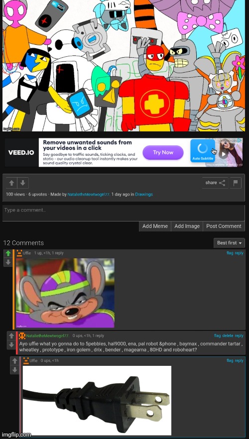 Uffie... YOU WILL BE SENT TO THE SCRAPYARD WHEN YOU DIE | made w/ Imgflip meme maker