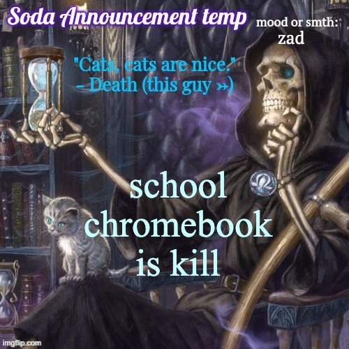 no more imgflip | zad; school chromebook is kill | image tagged in funny bone man temp | made w/ Imgflip meme maker