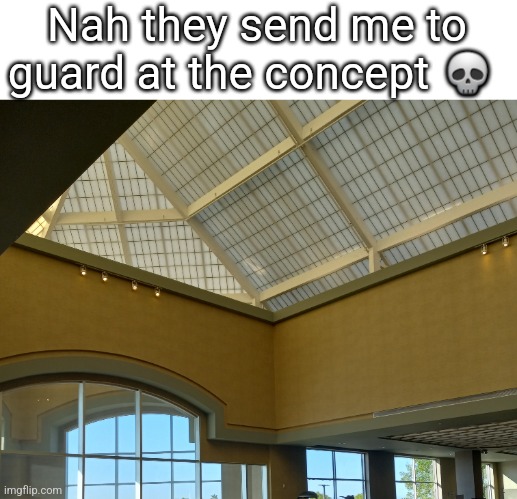 Nah they send me to guard at the concept 💀 | made w/ Imgflip meme maker