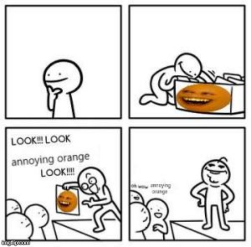 annoying orange | image tagged in 10,pounds,of,weed | made w/ Imgflip meme maker