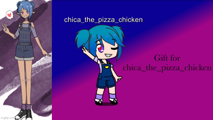 Sorry if it’s bad | Gift for chica_the_pizza_chicken | made w/ Imgflip meme maker