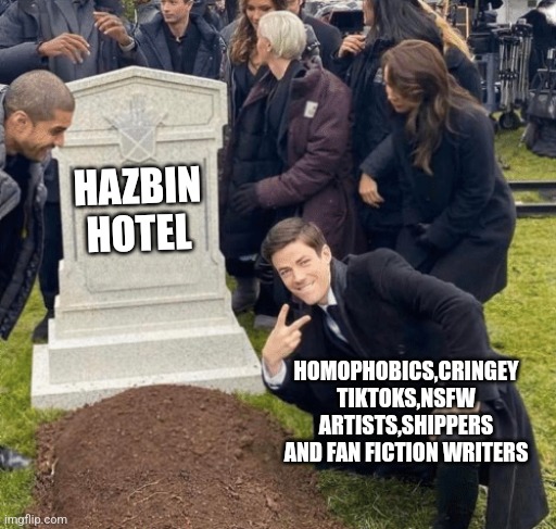 It deserved better. I hope lackadaisy doesn't have this fate. It was a funny pilot. And pretty enjoyable from a casual view. | HAZBIN HOTEL; HOMOPHOBICS,CRINGEY TIKTOKS,NSFW ARTISTS,SHIPPERS AND FAN FICTION WRITERS | image tagged in hazbin hotel,memes,facts,sad,press f to pay respects | made w/ Imgflip meme maker