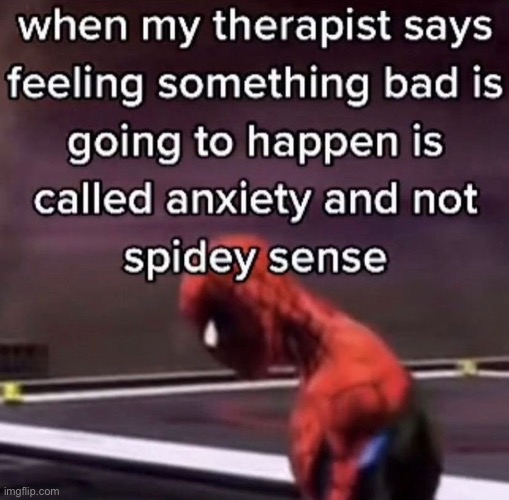 I thought I was Spider-Man for a moment. | image tagged in spiderman | made w/ Imgflip meme maker