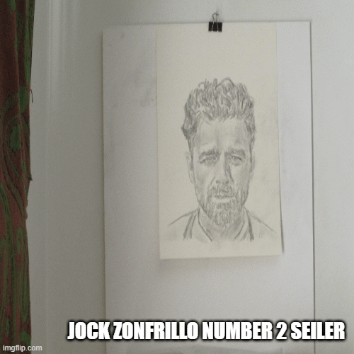 Jock Zonfrillo 2 | JOCK ZONFRILLO NUMBER 2 SEILER | image tagged in gifs,jock zonfrillo,masterchef,drawing,seiler | made w/ Imgflip images-to-gif maker