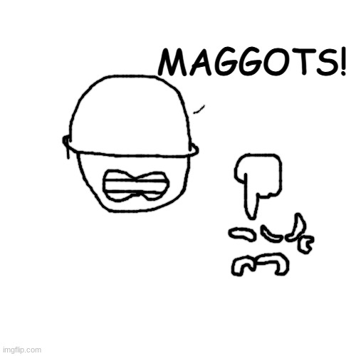 swagabo | MAGGOTS! | made w/ Imgflip meme maker