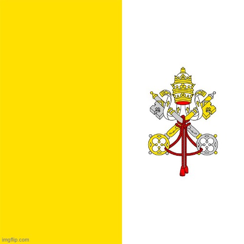 Our National flag | image tagged in vatican flag | made w/ Imgflip meme maker