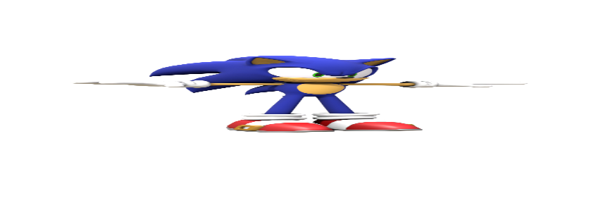 High Quality Wide Sonic Blank Meme Template