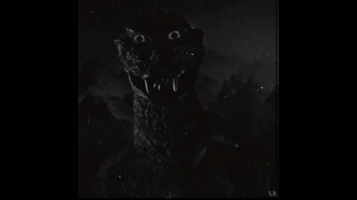 Scary godzilla Blank Meme Template