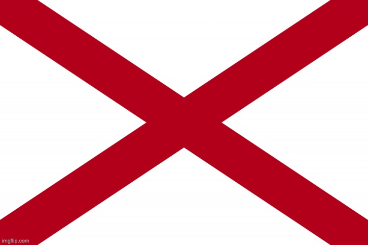 Alabama State Flag | image tagged in alabama state flag | made w/ Imgflip meme maker