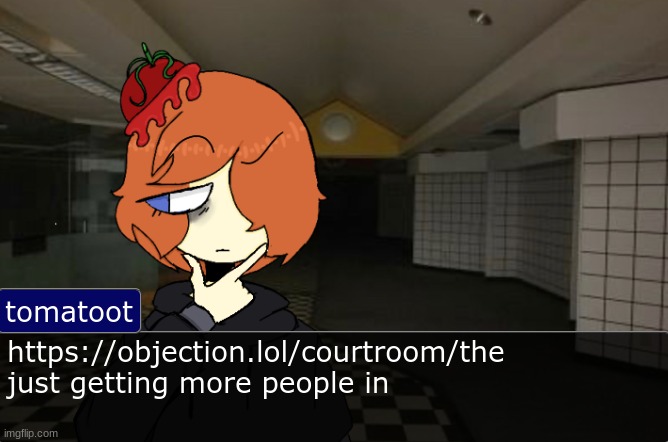 Tomato thinking template | https://objection.lol/courtroom/the
just getting more people in | image tagged in tomato thinking template | made w/ Imgflip meme maker