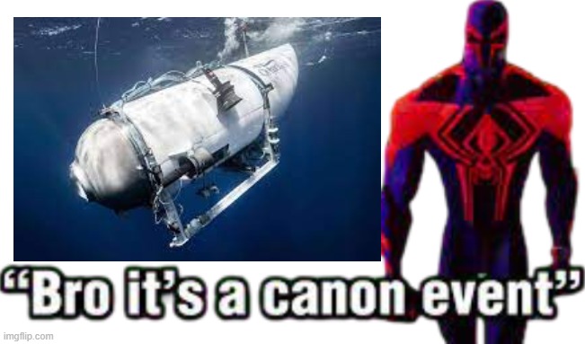 image tagged in bro it's a canon event | made w/ Imgflip meme maker