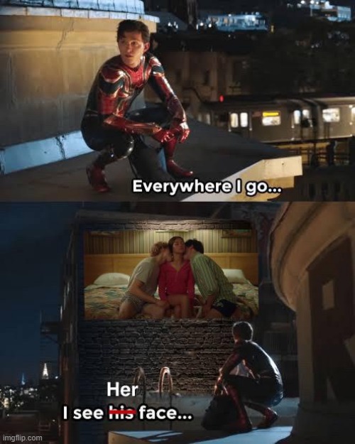 What Happens When You Make Her Forget | image tagged in spiderman,mj | made w/ Imgflip meme maker