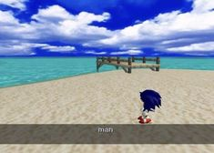 High Quality sonic man Blank Meme Template