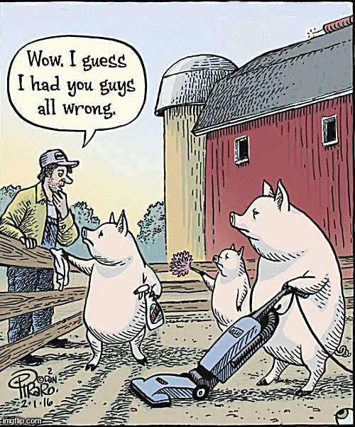 Not Jethro's average pig | image tagged in memes,comics,pigs,farmer | made w/ Imgflip meme maker