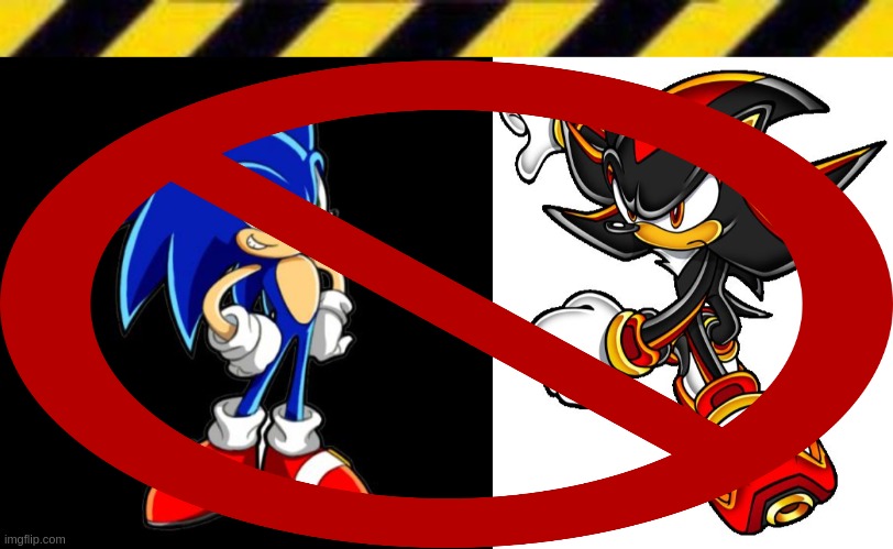 any violating sonics or shadows will be sent to the CnB dungeon | image tagged in _____ line,memes,you're too slow sonic,shadow the hedgehog | made w/ Imgflip meme maker